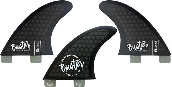 Jeu d'ailerons de planche de surf en nid d'abeille Buster Thruster FCS-I X-Small 3.9" (en anglais)